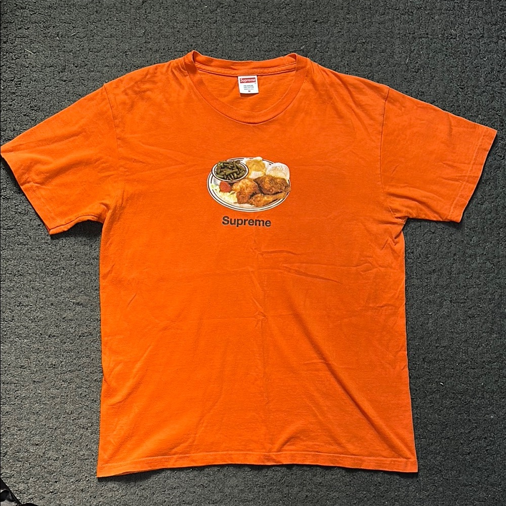 Supreme Orange Graphic T-Shirt